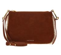 COCCINELLE Magie Eco Shearling Suede Leather Mini Bag Natural / Cuir