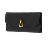 COCCINELLE Magie Ostrich Flap Wallet Noir