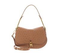 COCCINELLE Magie Ostrich Handbag Nocciola