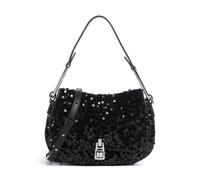 Coccinelle Magie Schultertasche schwarz, Leder,Textil, Damen