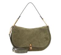 COCCINELLE Magie Suede Handbag Laurel Green / Laurel Green