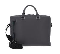 COCCINELLE Man Soft Man Briefcase Grained Leather Grafite