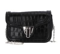 COCCINELLE Marvin Twist Croco Shiny Soft Handbag Noir