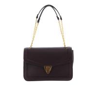 COCCINELLE Marvin Twist Handbag Smooth Calf Leather Darkbrown