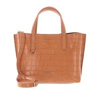 COCCINELLE Matinee Croco Shiny Soft Handbag Almond