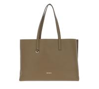 COCCINELLE Matinee Shoulder Bag Moss Green / Lambskin White