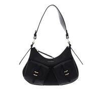 COCCINELLE Mavery Pocket Shoulder Bag Grained Leather Noir