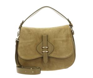 COCCINELLE Mavery Suede BI Handbag Suede Leather / Micro Gra. Le. Seagrass / Seagrass