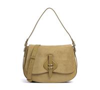 Coccinelle Mavery Suede Schultertasche olivgrün, aufgerautes Leder, Damen