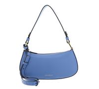 Coccinelle Merveille Schultertasche Leder 24.5 cm blau