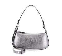 Coccinelle Leder Schultertasche Umhängetasche Merveille Mini Bag Steel grau