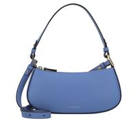 Coccinelle Merveille Schultertasche Leder 24.5 cm blau