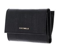 COCCINELLE Metallic Lizard Wallet Noir