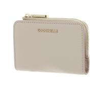 COCCINELLE Metallic Soft Credit Card Holder Sandshell