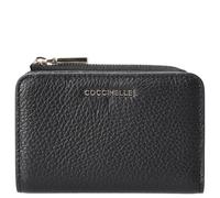 Coccinelle Geldbörse Metallic Soft Leder Schwarz