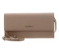 COCCINELLE Metallic Soft Mini Bag Wallet Grained Leather Toasted