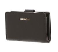 COCCINELLE Metallic Soft Mini Wallet Grained Leather Fango