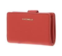 Coccinelle Metallic Soft Geldbörse koralle, Leder, Damen