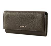 COCCINELLE Metallic Soft Wallet Coffee