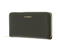Coccinelle Metallic Soft Geldbörse dunkelgrün, Leder, Damen