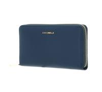 Coccinelle Metallic Soft Geldbörse blaugrau, Leder, Damen