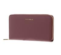 Coccinelle Leder Geldbörse Metallic Soft Wallet Grained Leather Winter Rose Mauve