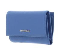 Coccinelle Metallic Soft Wallet Grainy Leather Azul