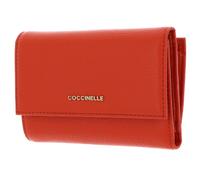 COCCINELLE Metallic Soft Wallet Grainy Leather Gazpacho