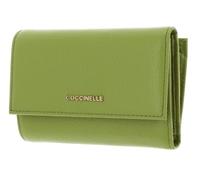 Coccinelle Metallic Soft Wallet Grainy Leather Guacamole