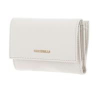 COCCINELLE Metallic Soft Wallet Grainy Leather Pearl