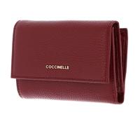 COCCINELLE Metallic Soft Wallet Grainy Leather Ribes