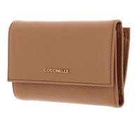 Coccinelle Metallic Soft Geldbörse hellbraun, Leder, Damen