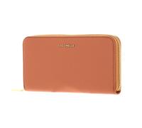 Coccinelle Metallic Soft Zip Wallet Grainy Leather Almond