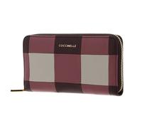 COCCINELLE Metallic Vichy Patch Wallet Mu. Wi. Ros / Berry