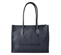Coccinelle Leder Handtasche Myrtha26 Handbag Grained Leather Midnight Blue dunkelblau
