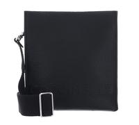 COCCINELLE Myrtha Maxi Log Crossbody Bag Grained Leather Noir