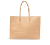 Coccinelle Schultertasche Leder 35 cm fresh beige