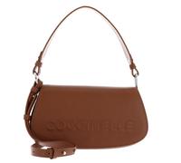 COCCINELLE Myrtha Maxi Log Mini Crossbody Bag S Cognac