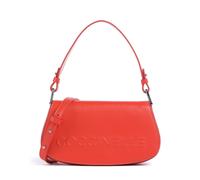 Coccinelle Myrtha Maxi Logo Schultertasche orange, genarbtes Leder, Damen