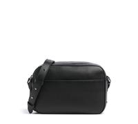 Coccinelle Myrtha Maxi Logo Umhängetasche schwarz, genarbtes Rindsleder, Damen