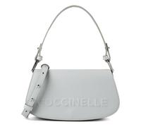 Coccinelle Myrtha Schultertasche Leder 24 cm grau