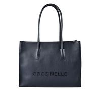 Coccinelle Leder Handtasche Myrtha26 Handbag Grained Leather Midnight Blue dunkelblau