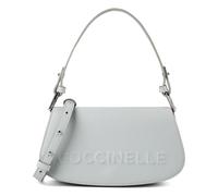 Coccinelle Myrtha Schultertasche Leder 24 cm grau