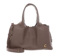 COCCINELLE Nell Handbag Grained Leather Warm Taupe