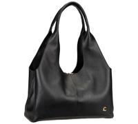 Coccinelle Nell Schultertasche Leder 39 cm schwarz