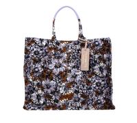 COCCINELLE Never Without Bag Ca. Flow Handbag Prin. Eff. Canvas Fab. Multi. Lavender