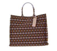 COCCINELLE Never Without Bag Jacquar Handbag Mul. Paprik / Lave