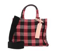 COCCINELLE Never Without Bag Tartan Handbag Mul. Cranbe / Cola