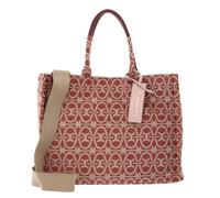 Coccinelle Never Without Bag Winter Monogram Handtasche beige/rosa, Textil, Damen