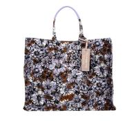 COCCINELLE Never Without Bag Ca. Flow Handbag Prin. Eff. Canvas Fab. Multi. Lavender 